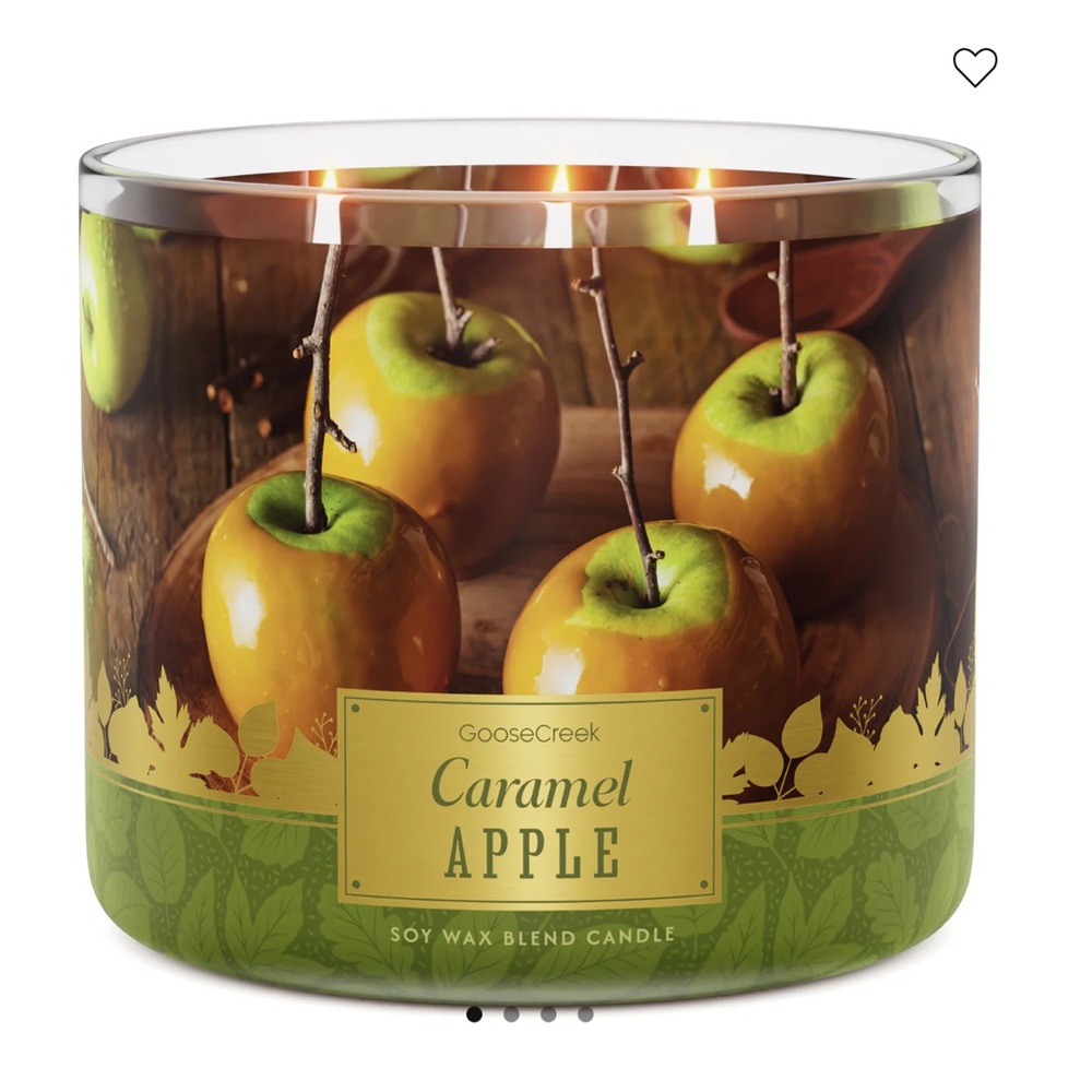 🍏 GC Caramel Apple 3-Wick Candle NEW